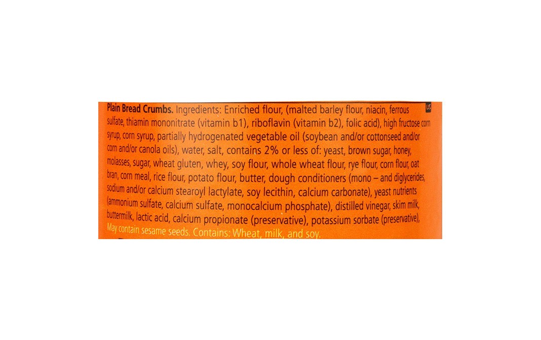 American Garden Bread Crumbs Plain    Container  425 grams